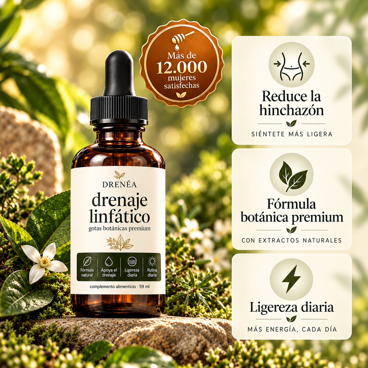 DRENÉA™ Gotas de Drenaje Linfático